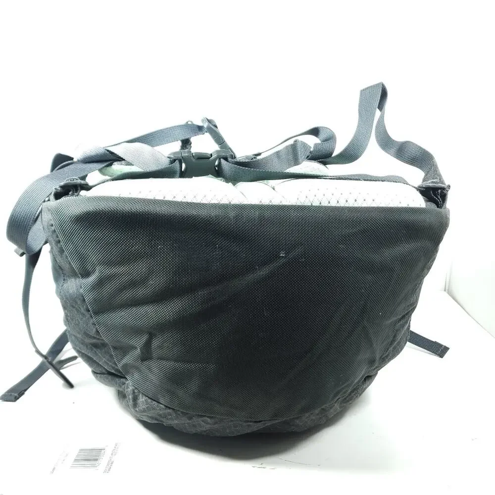 The North Face Recon Gray Blue Padded School Laptop Hiking Outdoor Backpack
